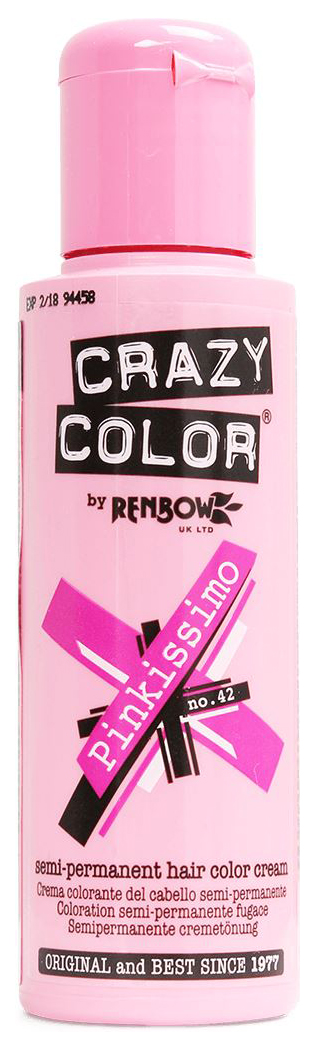 фото Краска для волос crazy color renbow crazy color extreme 42 розовый пенкиссимо 100 мл