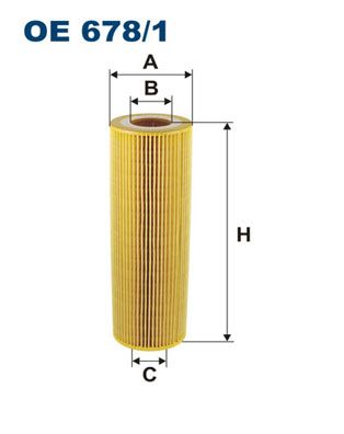 

Фильтр масляный FILTRON OE678/1