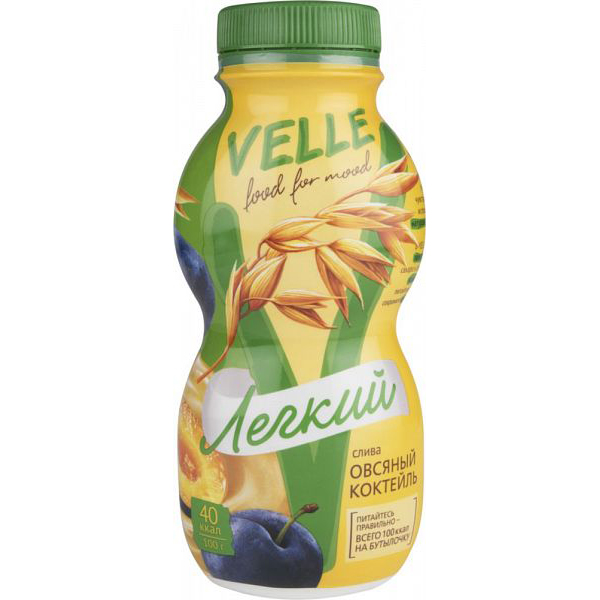 

Коктейль овсяный Velle ферментированный легкий слива 250 г