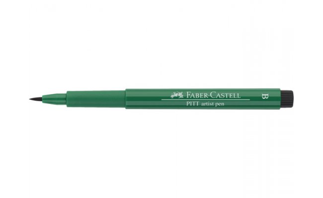 

Капиллярная ручка "Pitt Artist Pen Brush", темно-зеленая
