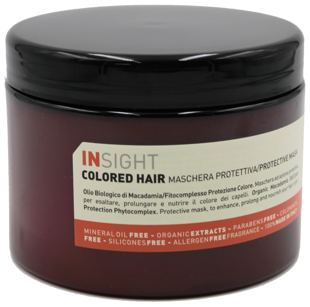 Маска для волос Insight Colored Protective 500 мл крем краска для волос born to be colored shbc9 91 9 91 очень светлый блонд серый жемчуг 100 мл blondin