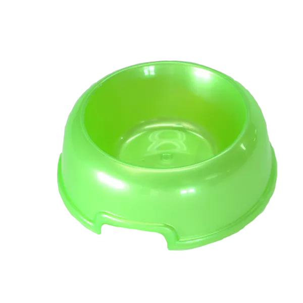 фото Одинарная миска для кошек и собак homepet, пластик, зеленый, 0.2 л