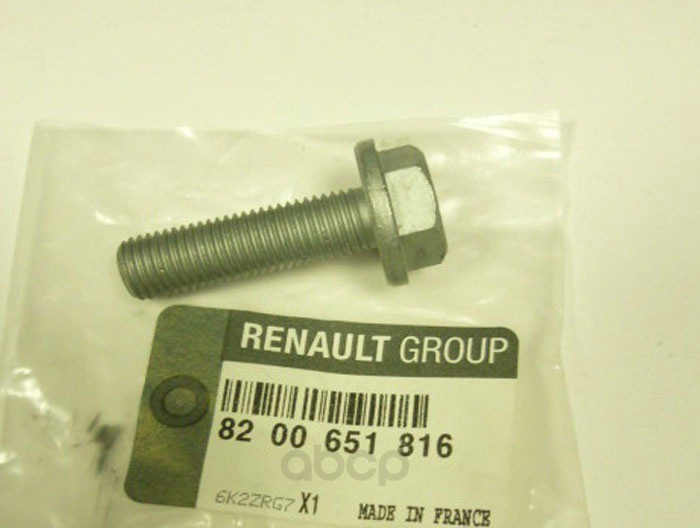 фото Болт автомобильный renault 8200651816