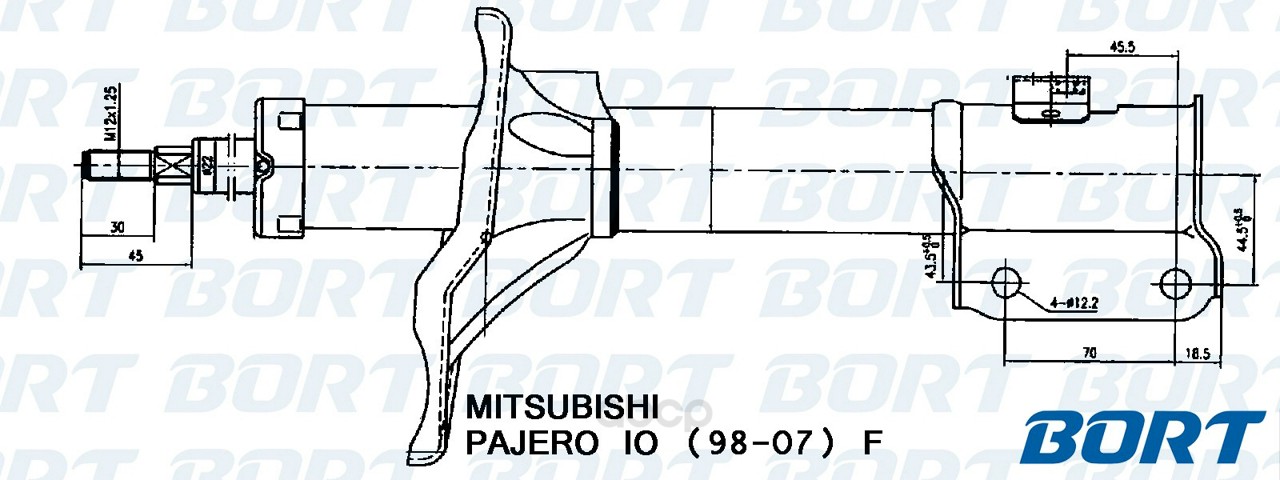 

Амортизатор подвески BORT G22250121