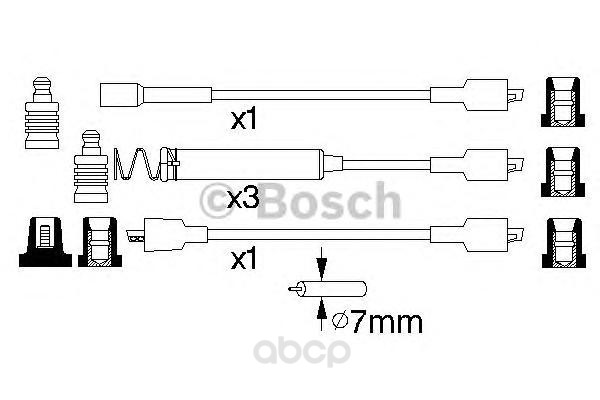 

Комплект высоковольтных проводов BOSCH 0986356800