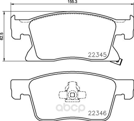 

Тормозные колодки дисковые brembo P59091