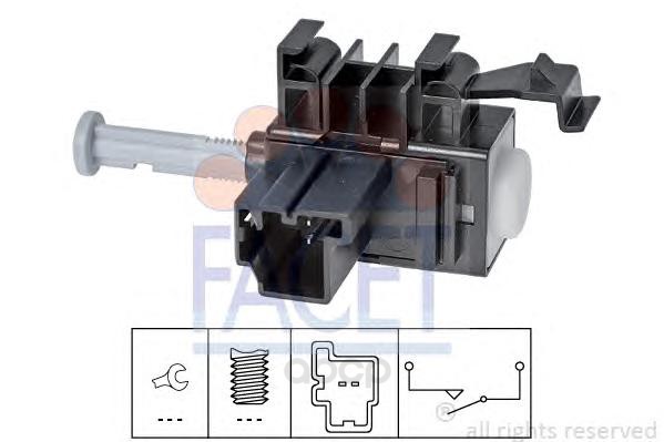 фото Датчик стоп-сигнала ford s-max, mondeo, kuga, galaxy, volvo s80, v70 facet 71236