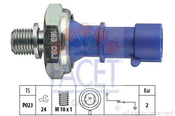 

Датчик автомобильный Facet 70163