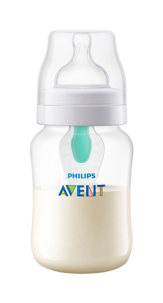 

Бутылочка Philips AVENT Anti-colic с клапаном и соской Airfree с рождения 260 мл SCD809/01, Anti-Colic