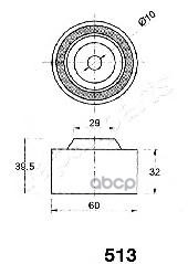 фото Ролик обводной japanparts be513