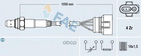 Лямбда-зонд FAE 77134