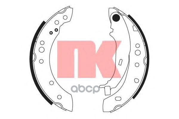 

Комплект тормозных колодок Nk 2730761