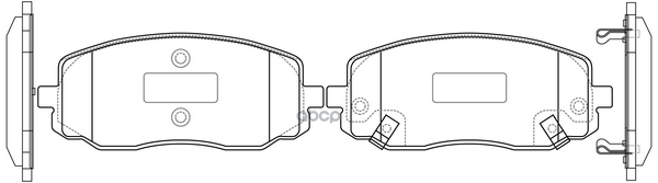 

Комплект тормозных колодок FIT FP0002