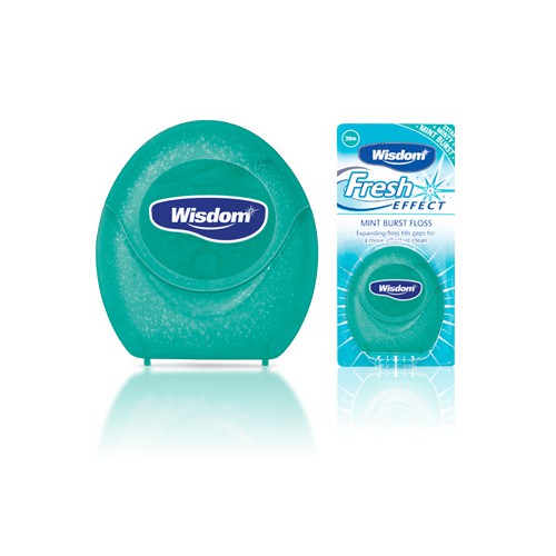 

Зубная нить Wisdom Fresh Effect Floss Мятный взрыв 30 м
