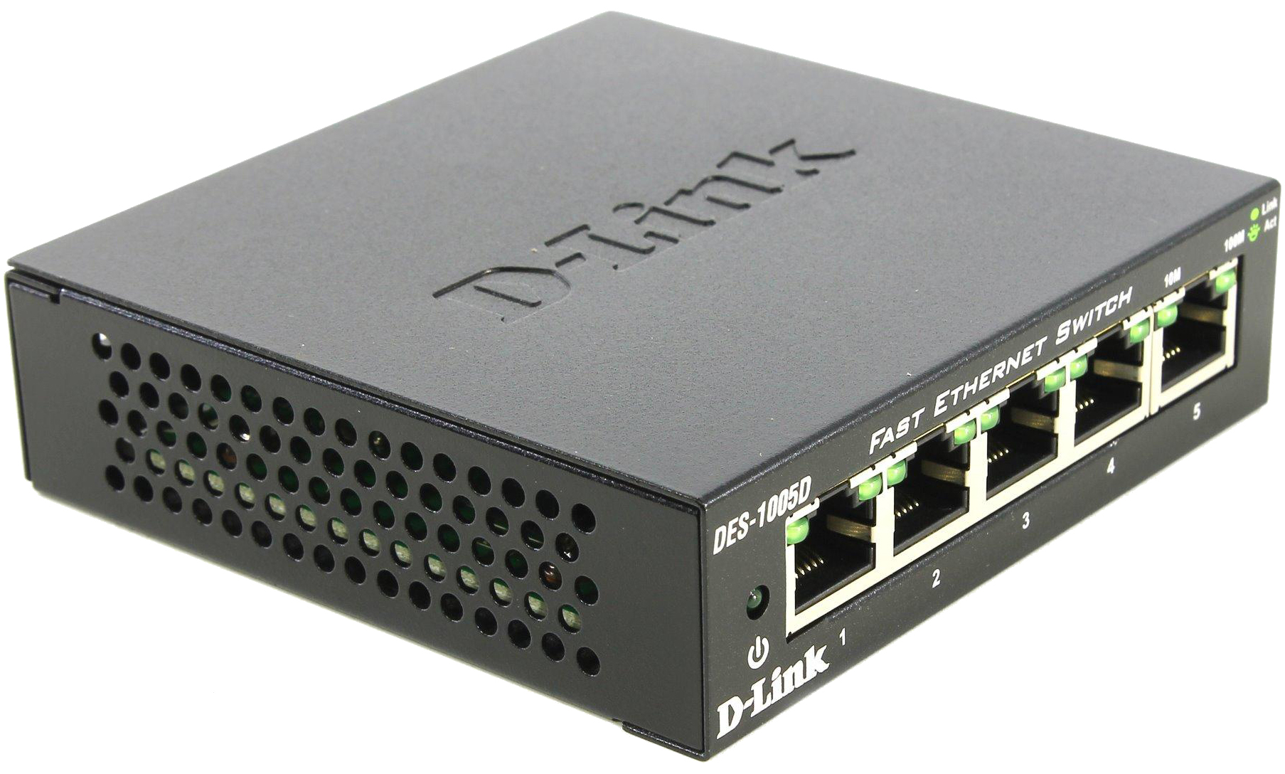Коммутатор D-Link DES-1005D/N2A Black