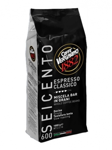 фото Кофе в зернах vergnano espresso classico 600