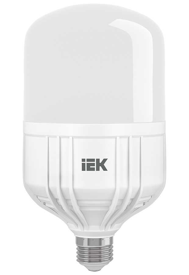 фото Лампа светодиодная iek e27 30w 4000k, матовая, 270°, lle-hp-30-230-40-e27