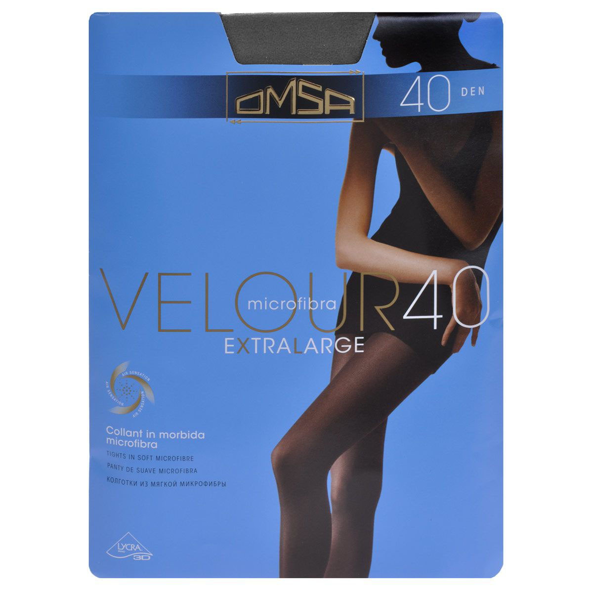 

Колготки женские Omsa VELOUR серые 5 (XL), Серый, VELOUR