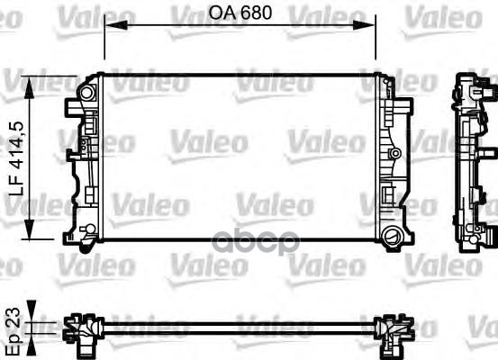 

Радиатор охлаждения Valeo 734926