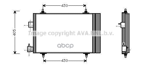 фото Радиатор кондиционера ava quality cooling pea5193d