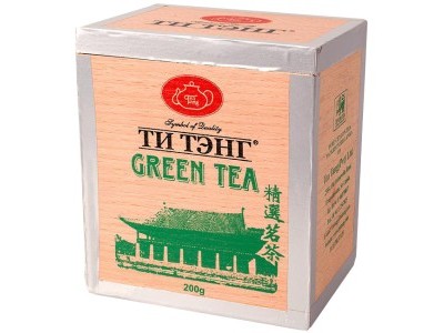 Чай весовой зеленый Ти Тэнг Green Tea в деревянном ящичке 500 г