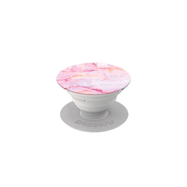 

Держатель для телефона POPSO Мрамор Pink