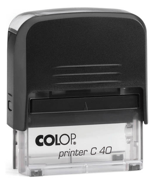 фото Оснастка для печати colop printer c40 compact. поле: 59х23 мм. цвет корпуса: черный.