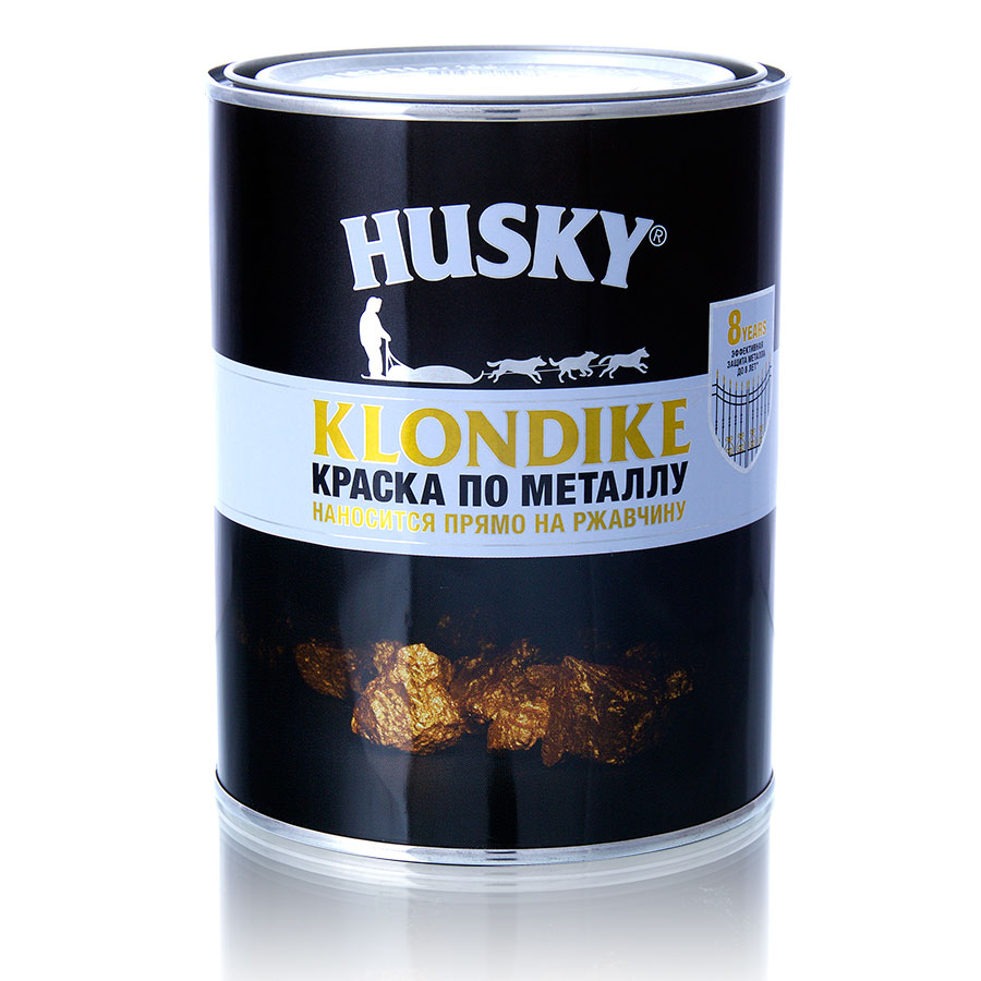 фото Краски по металлу husky klondike глянцевая бежевая ral 1014 2,5л