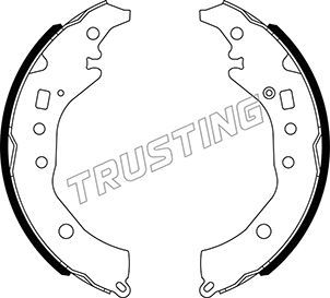 

Комплект тормозных колодок TRUSTING 110.341