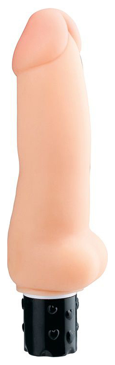 фото Реалистичный вибромассажёр realstuff 7inch vibrator flesh 16,5 см dream toys