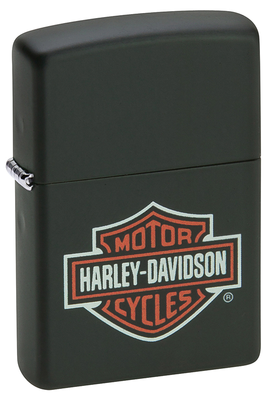 

Бензиновая зажигалка Zippo Harley-Davidson logo Black Matte, Черный;оранжевый, Harley-Davidson logo