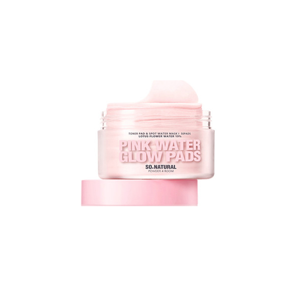 фото Ватные диски so natural pink water glow pads