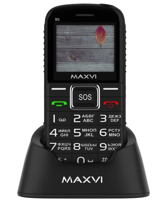 фото Мобильный телефон maxvi b5 black