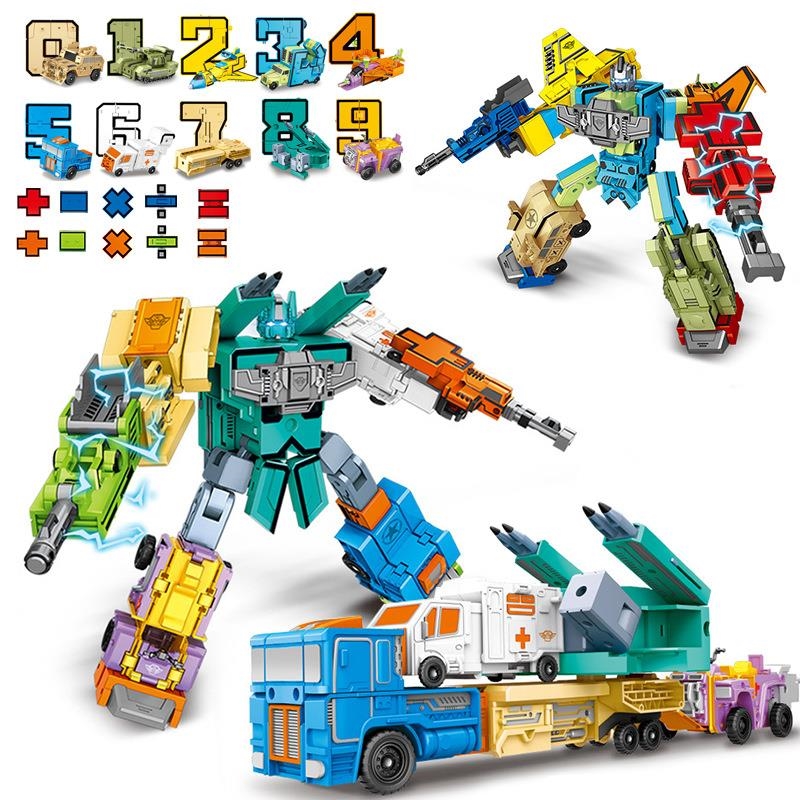 

Набор Трансформеров Трансботов L 10 цифр, 10 знаков 1Toy (Т16173+Т16174)