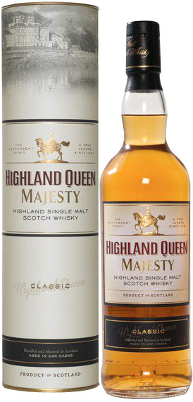 

Виски Highland Queen Majesty Classic in tube 0.7 л