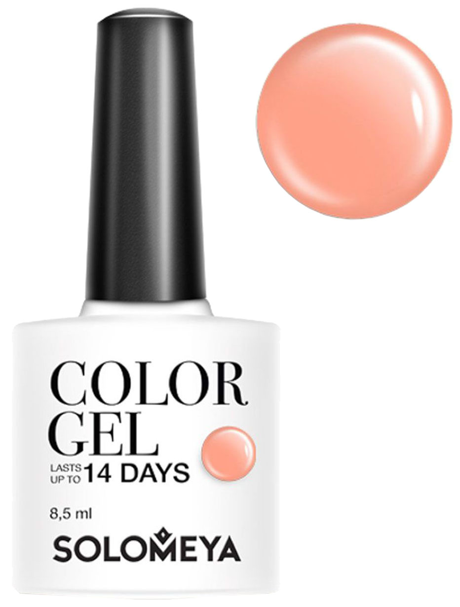 фото Гель-лак для ногтей solomeya color gel персик