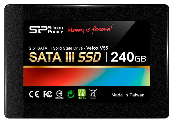 фото Ssd диск silicon power velox v55 240гб (sp240gbss3v55s25)