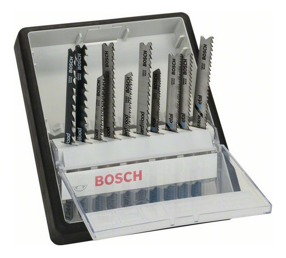 Пилки для лобзика Bosch ROBUST LINE 2607010542 пилки по дереву для лобзика bosch