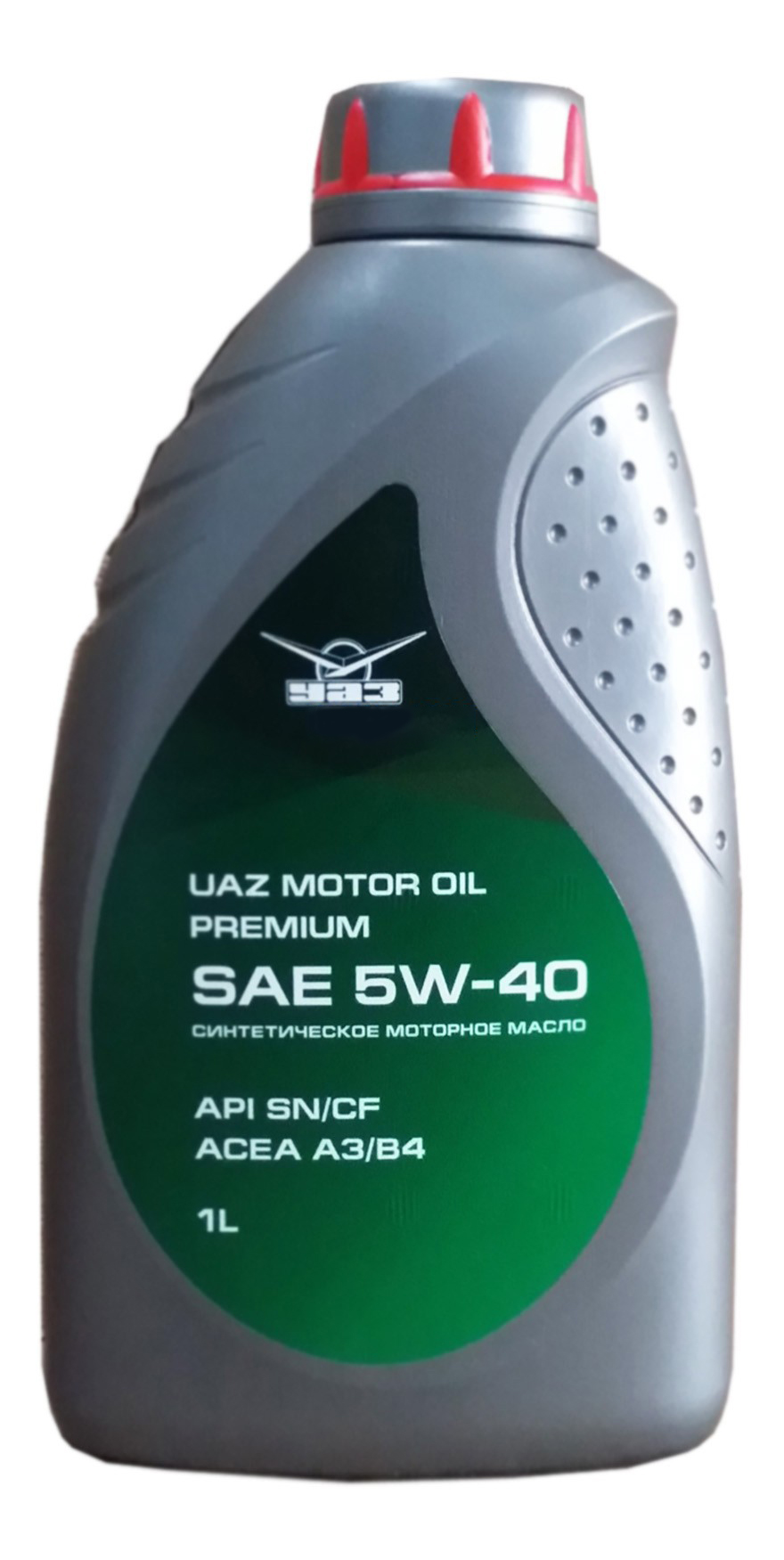 

Моторное масло UAZ Motor Oil Premium 5W40 1 л, Motor Oil Premium