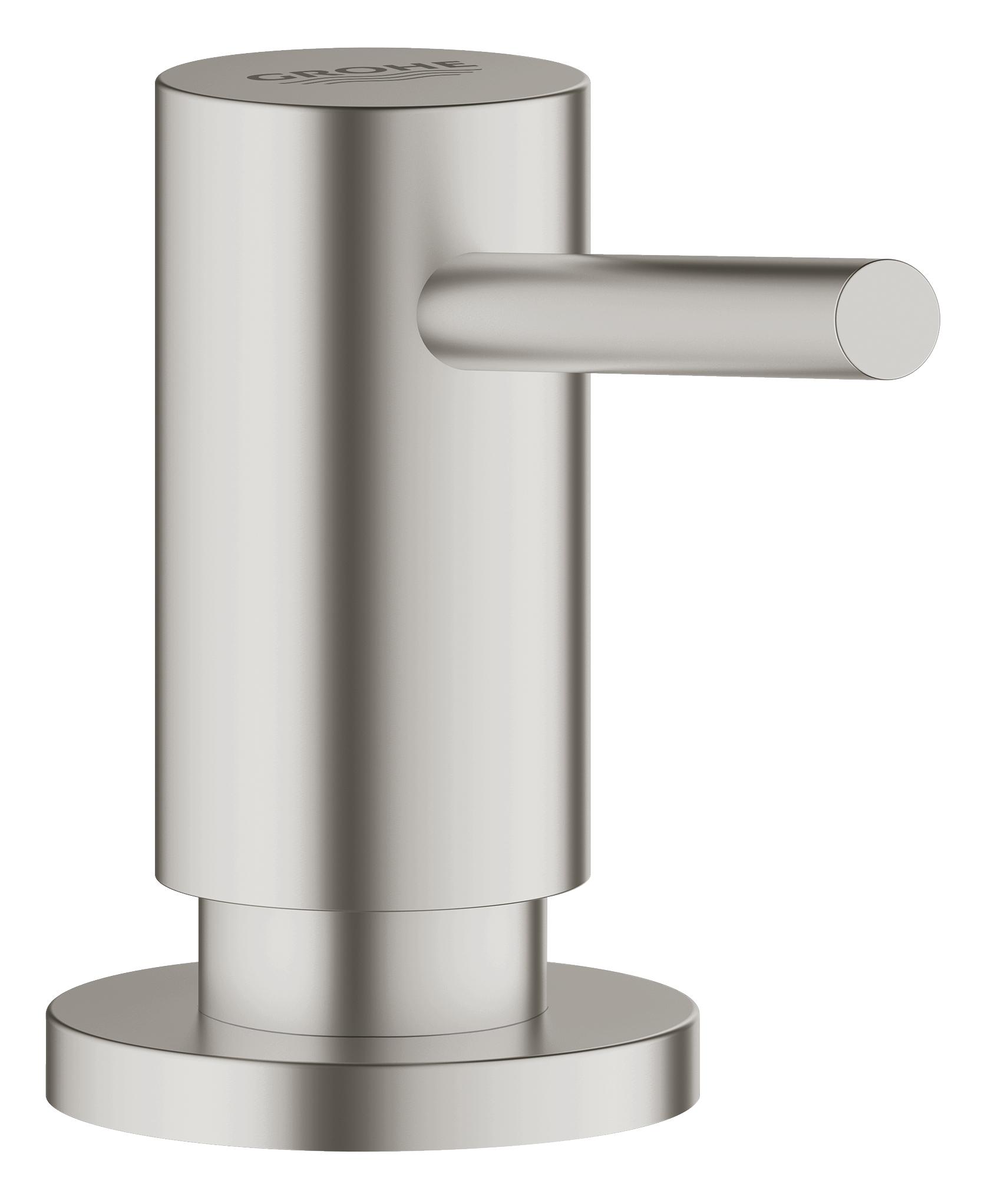 дозатор для жидкого мыла grohe cosmopolitan 40535dc0 Дозатор жидкого мыла GROHE Cosmopolitan встраиваемый в столешницу, суперсталь