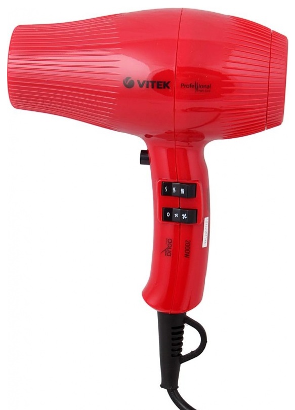 

Фен VITEK VT-2377 R 2 300 Вт красный, черный, VT-2377 R