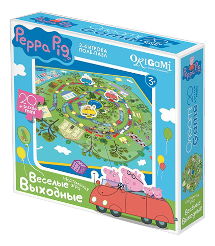 

Семейная настольная игра Origami 01584 Peppa Pig Веселые Выходные