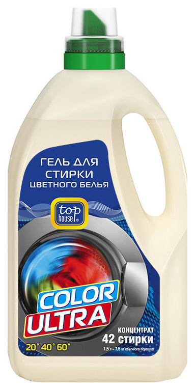 

Гель для стирки Top House color ultra 1.5 л