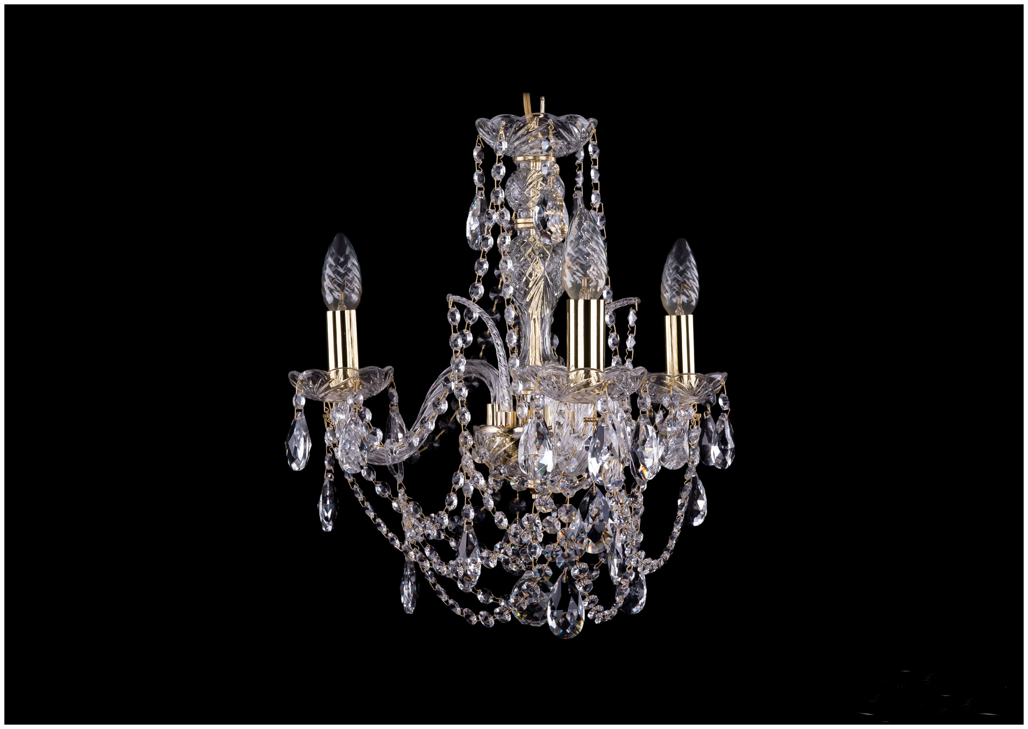 фото Люстра подвесная bohemia ivele crystal 1411/3/141/g