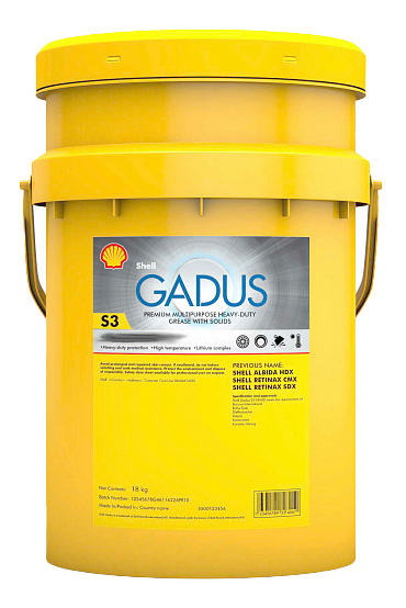 

Специальная смазка для автомобиля Shell Gadus S3 V220C 2 18 кг, Gadus S3 V220C 2 18 кг