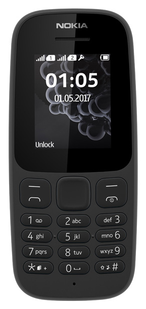 фото Мобильный телефон nokia 105 ds (ta-1034) black