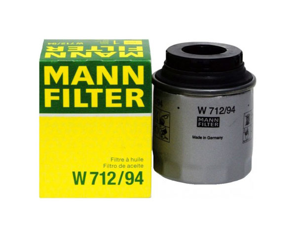 фото Фильтр масляный двигателя mann-filter w712/94