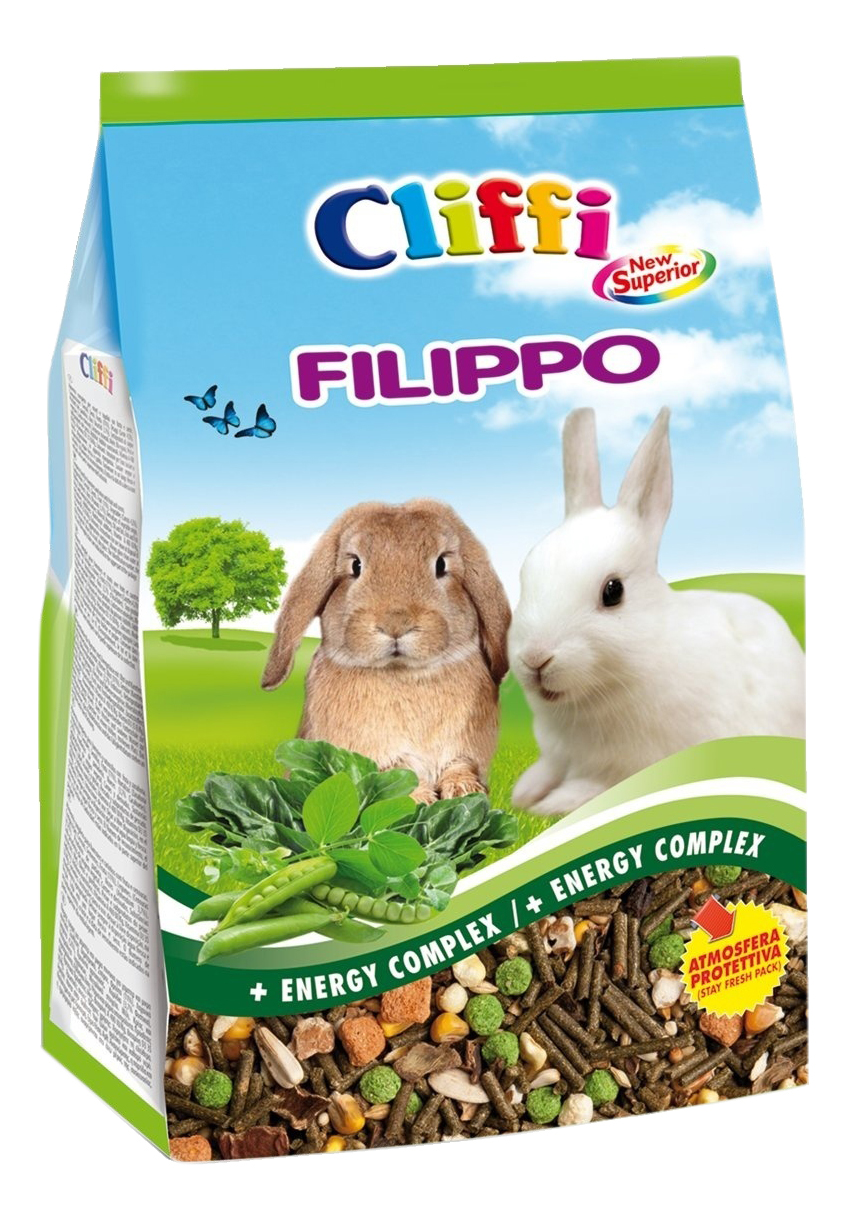 

Корм для кроликов Cliffi Filippo 2.7 кг 1 шт, корм для грызунов для кроликов, 2,7кг