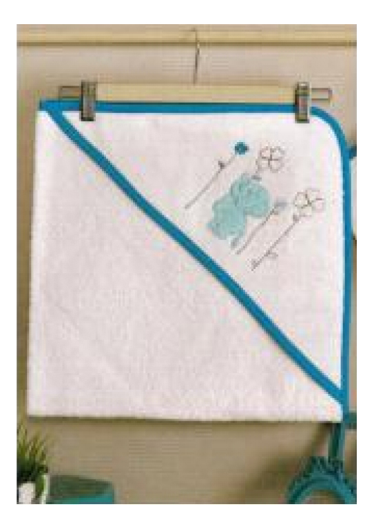 

Полотенце детское Kidboo Elephants Blue 75*75 см, Elephants