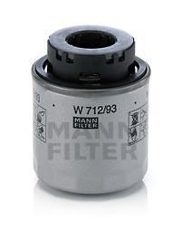 фото Фильтр масляный двигателя mann-filter w712/93